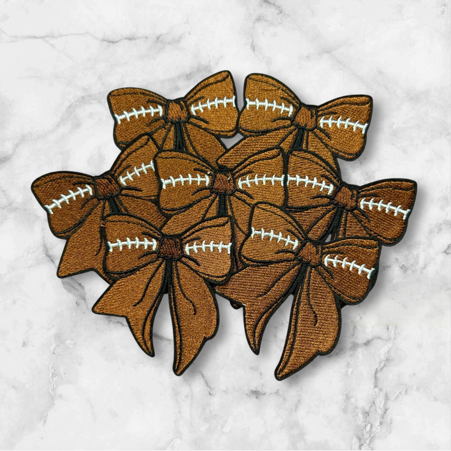 Football Bow Patch