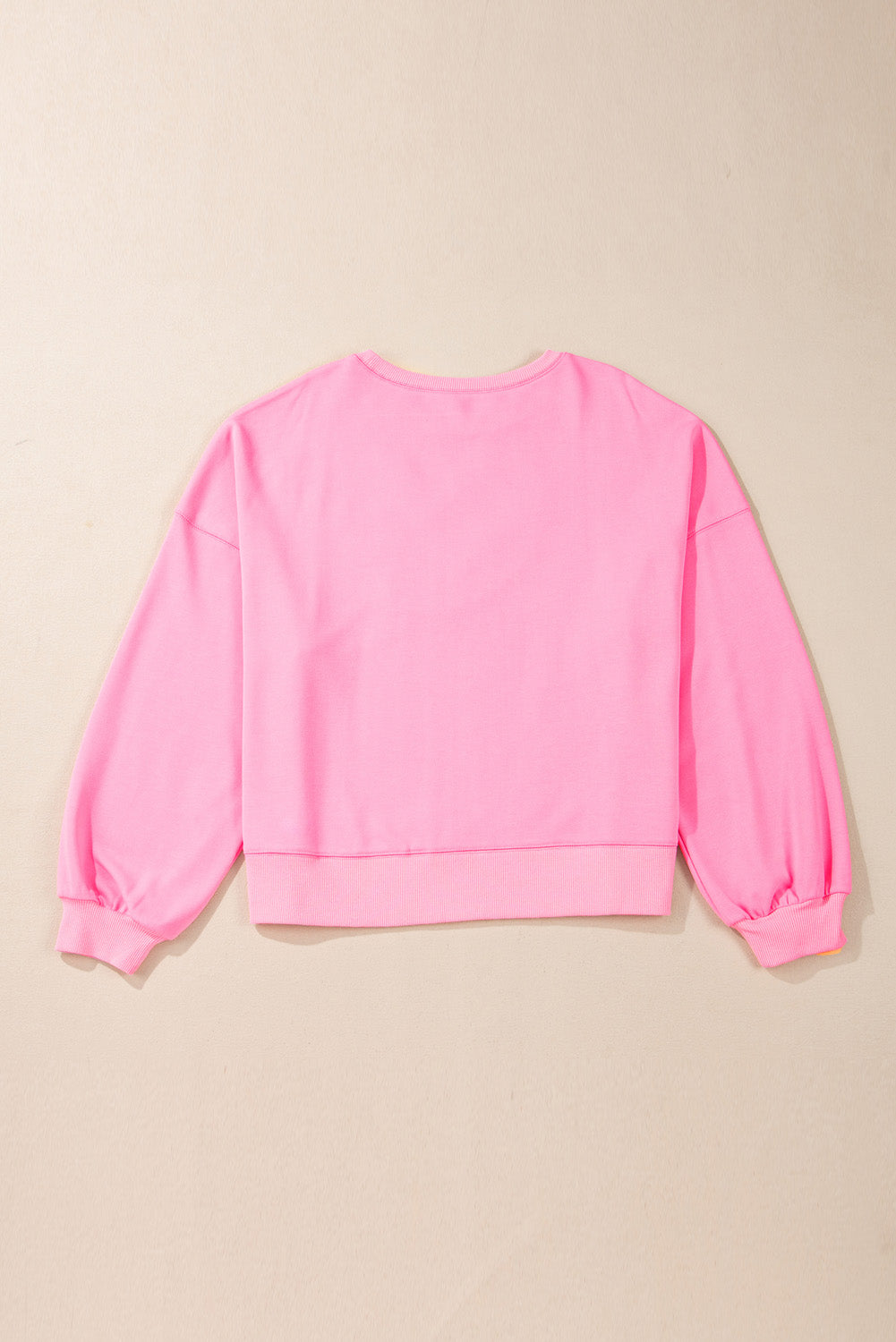 Pink Touch Down Rugby Plus Size Sweatshirt