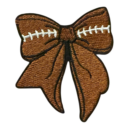 Football Bow Patch